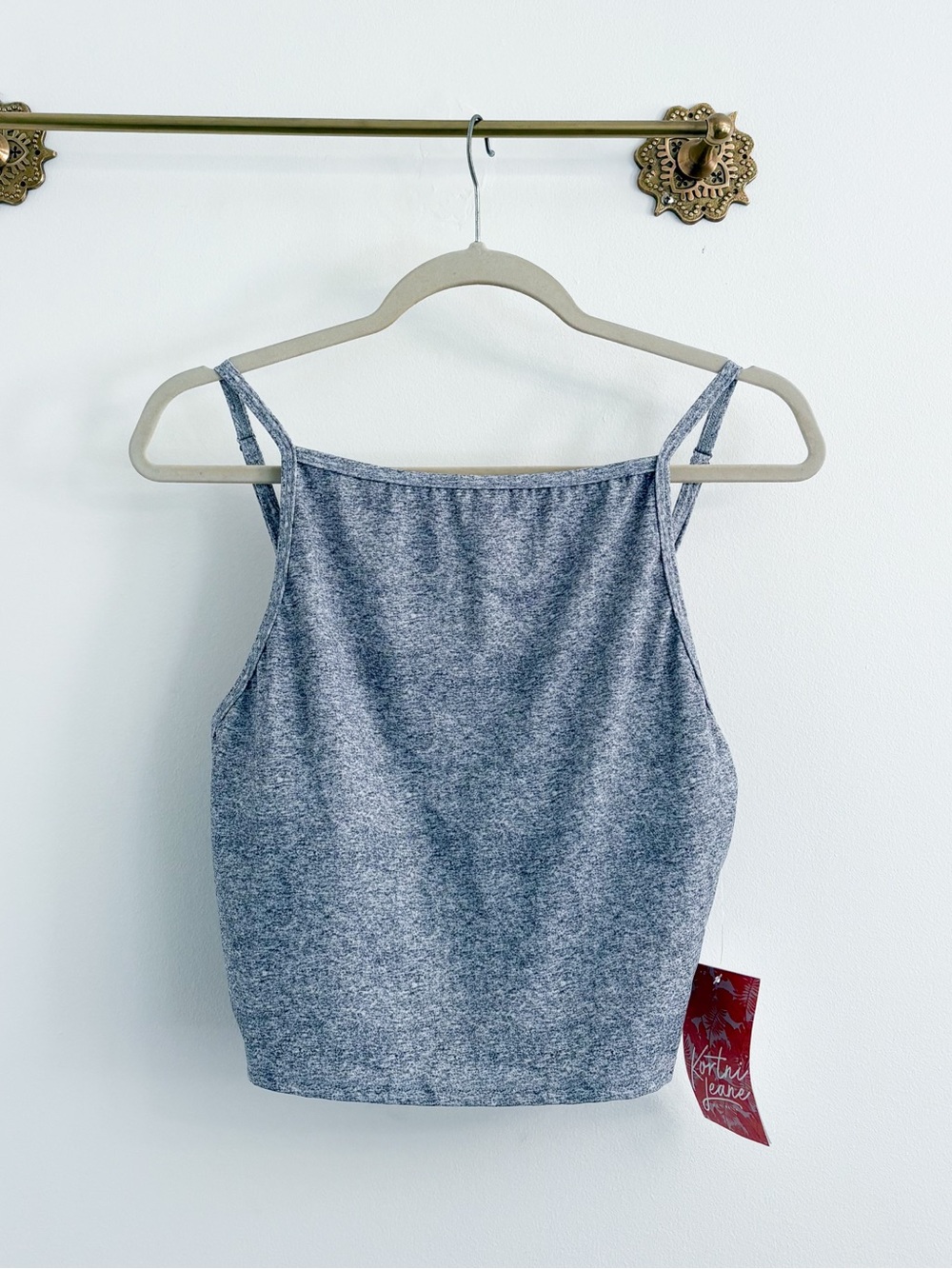 Kortni Jeane Squared Up Swim Top Large
